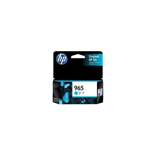 HP 965 CYAN ORIGINAL INK CARTRIDGE (3JA77AA)