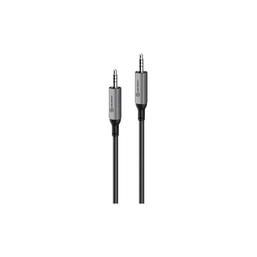 ALOGIC 5M ULTRA 3.5MM (MALE) TO 3.5MM (MALE) AUDIO CABLE - SPACE GREY (ACM5RBK)