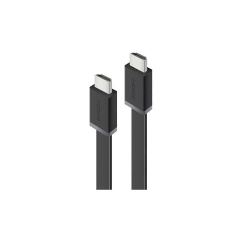 ALOGIC 3M FLAT HIGH SPEED HDMI WITH ETHERNET CABLE - MALE TO MALE (HDMI-03-MM-V4F)