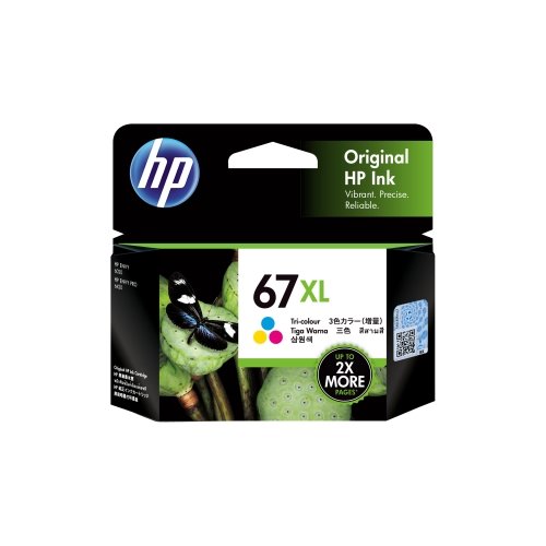 HP 67XL TRI-COLOR ORIGINAL INK CRTG APJ (3YM58AA)