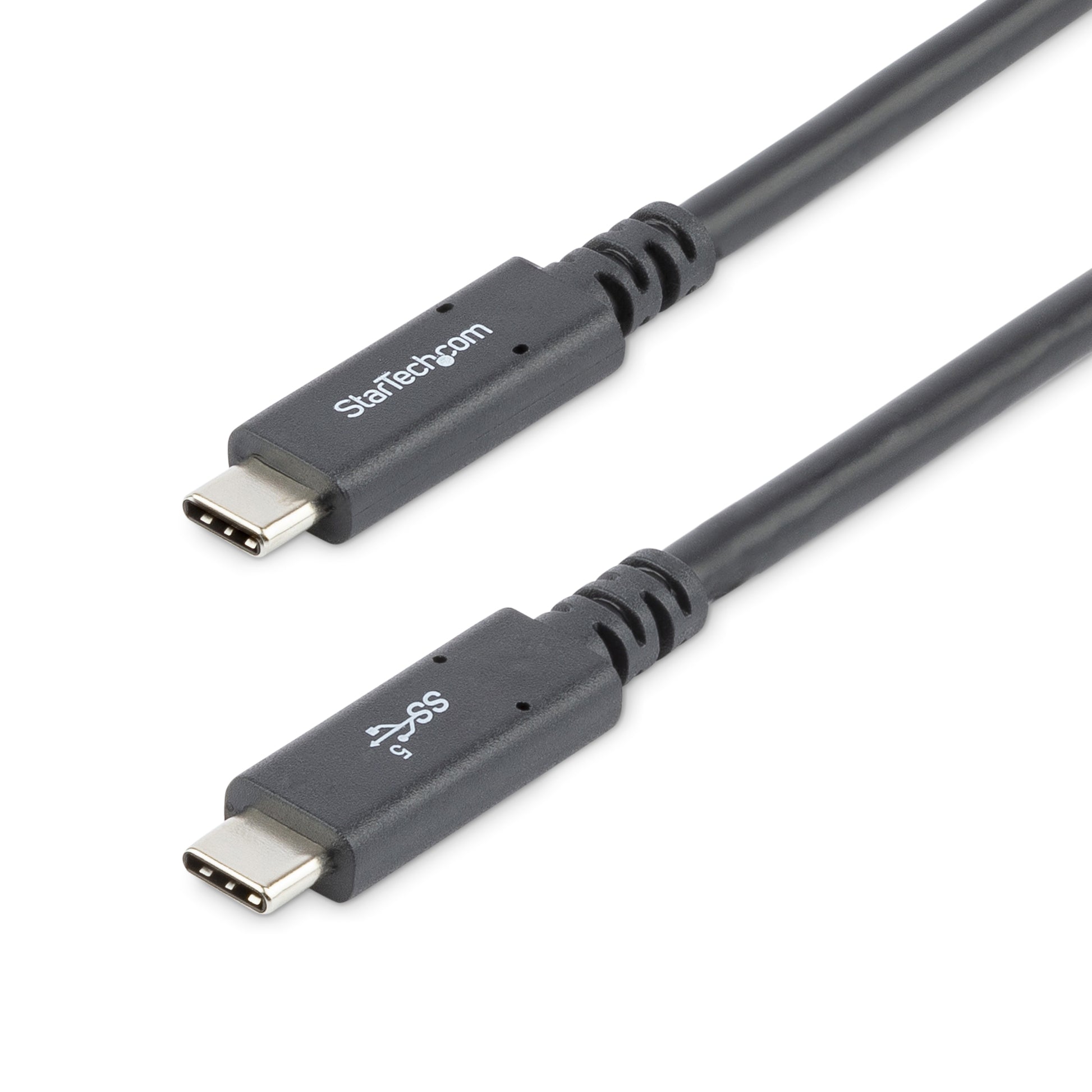 StarTech.com 6ft (1.8m) USB-C Cable, USB 5Gbps, 100W (5A) Power Delivery, Certified Works with Chromebook, 4K 60Hz DP Alt Mode, USB-IF Certified - Thunderbolt Compatible product image
