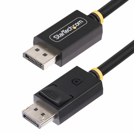 StarTech.com 6ft (1.8m) DisplayPort 2.1 Cable, VESA Certified DP40 DisplayPort Cable w/UHBR10/HDR/HDCP 2.2, 8K 60Hz/4K 144Hz w/DSC 1.2a, 40Gbps, DP 2.1 Cable, UHD Monitor Cord, M/M product image