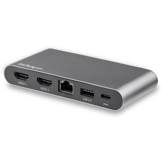StarTech USB C Multiport Adapter, Dual 4K Monitor, USB-C to Dual HDMI Adapter, 2x USB-A Ports, 100W PD 3.0, Gigabit LAN Port - Replaced by 120B-USBC-MULTIPORT