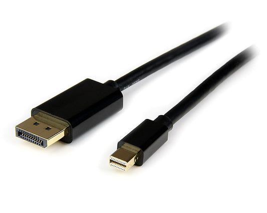 StarTech4m (13ft) Mini DisplayPort to DisplayPort 1.2 Cable - 4K x 2K UHD Mini DisplayPort to DisplayPort Adapter Cable - Mini DP to DP Cable for Monitor - mDP to DP Converter Cord