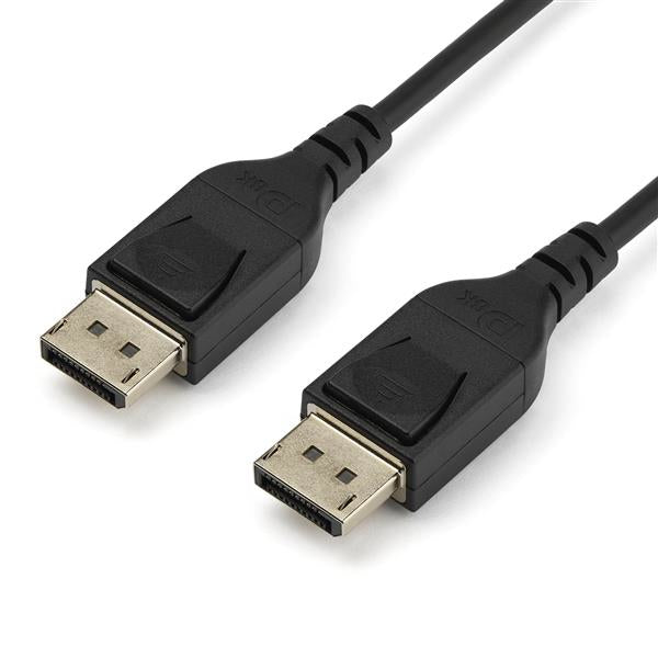 StarTech.com 6ft (2m) VESA Certified DisplayPort 1.4 Cable - 8K 60Hz HBR3 HDR - UHD DisplayPort to DisplayPort Monitor Cord - Ultra HD 4K 120Hz DP 1.4 Slim Video Cable M/M DP Connector product image