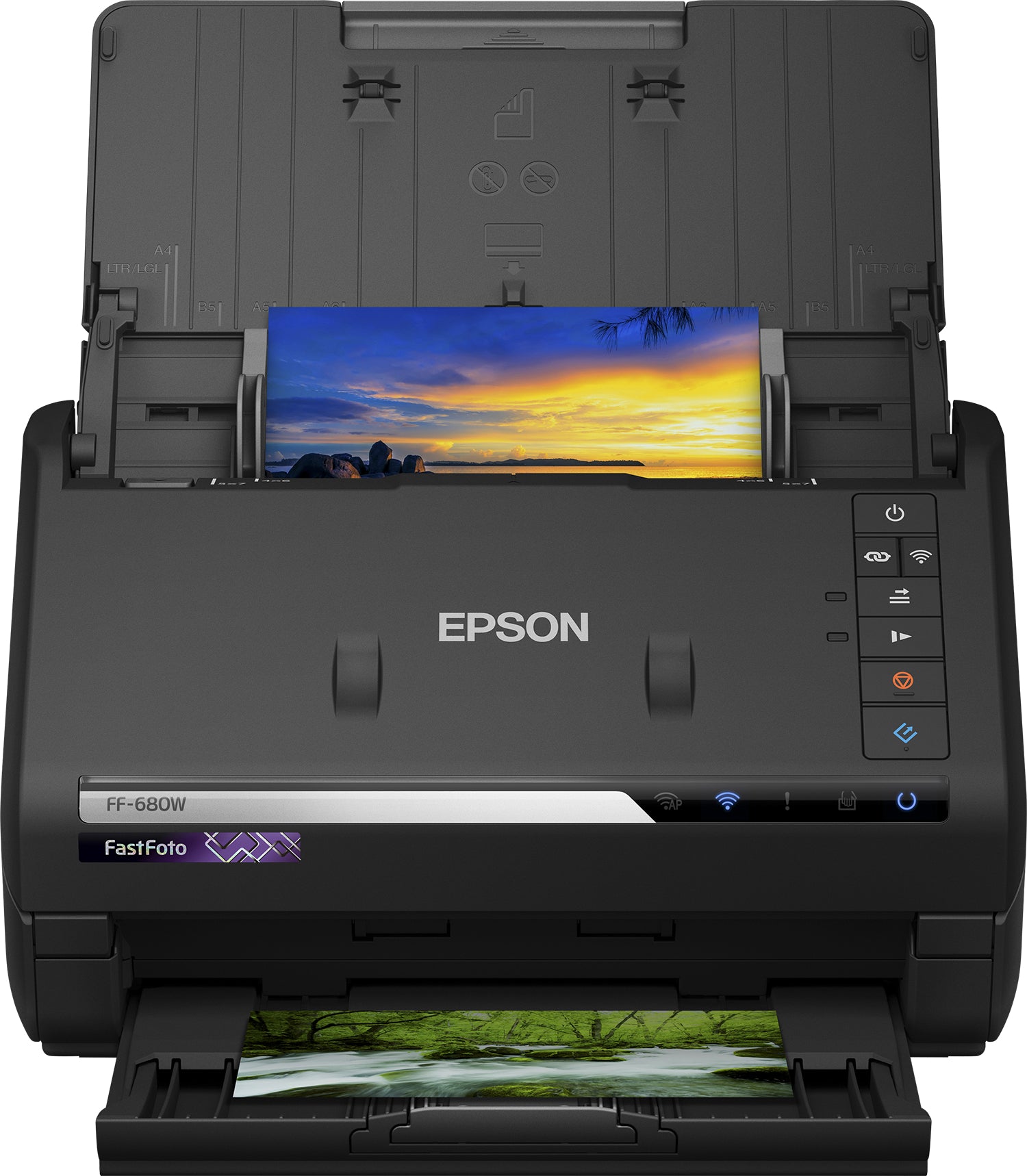 Epson FastFoto FF-680W Sheet-fed scanner 600 x 600 DPI A4 Black product image