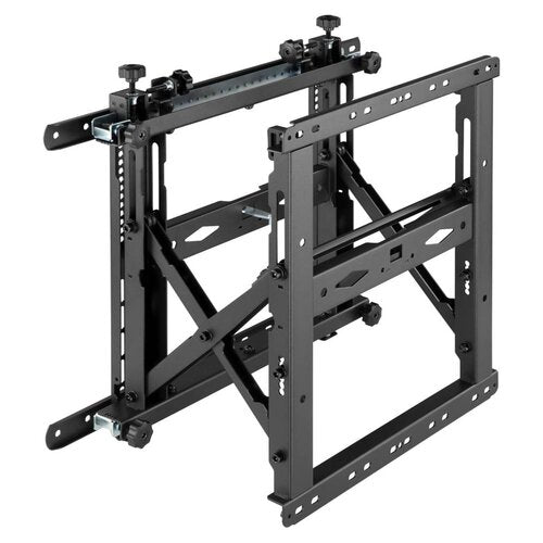 Atdec Display capacity 70kg 154lb. Pop-outdistance from wall: Min 110mm 4.33" and maximum 315mm 12.4".Pop-out lock included. VESA to 400x400 and to 600x400 or 400x600 with adaptor included. (AD-VWPH)