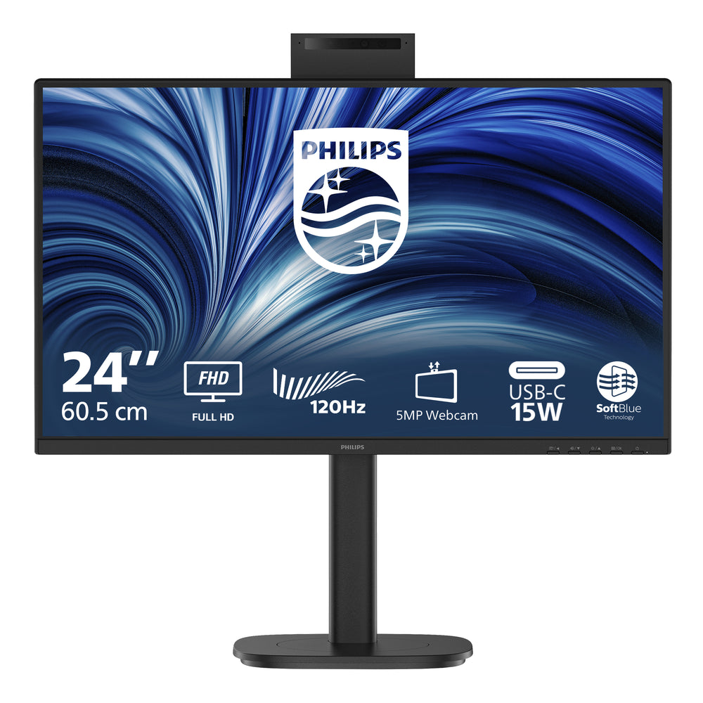 Philips 3000 series 24B2N3200JH/75 computer monitor 60.5 cm (23.8") 1920 x 1080 pixels Full HD LCD Black