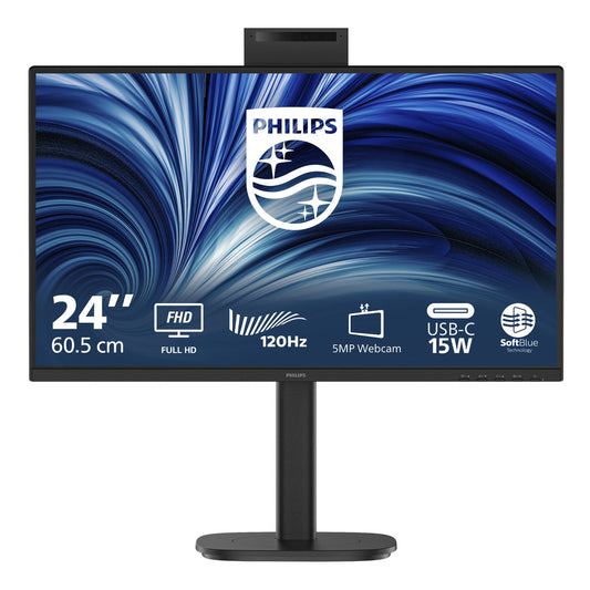 Philips 3000 series 24B2N3200JH/75 computer monitor 60.5 cm (23.8") 1920 x 1080 pixels Full HD LCD Black