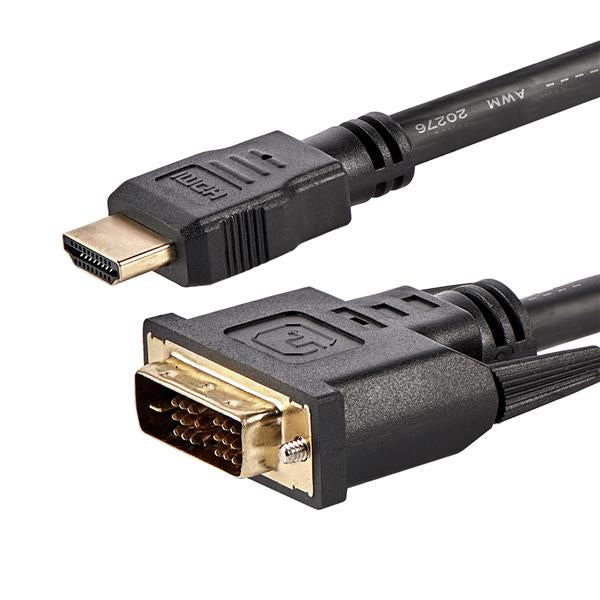 StarTech.com 6ft (1.8m) HDMI to DVI-D Cable - M/M product image
