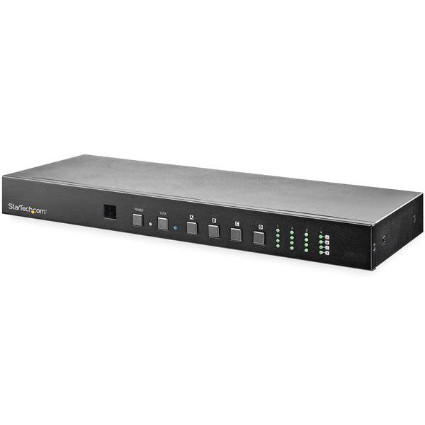 StarTech.com 4x4 HDMI Matrix Switch with Audio and Ethernet Control - 4K 60Hz - TAA product image