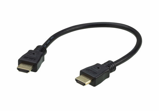 ATEN High Speed HDMI Cable with Ethernet True 4K ( 4096X2160 @ 60Hz); 0,3 m HDMI Cable with Ethernet - ATEN