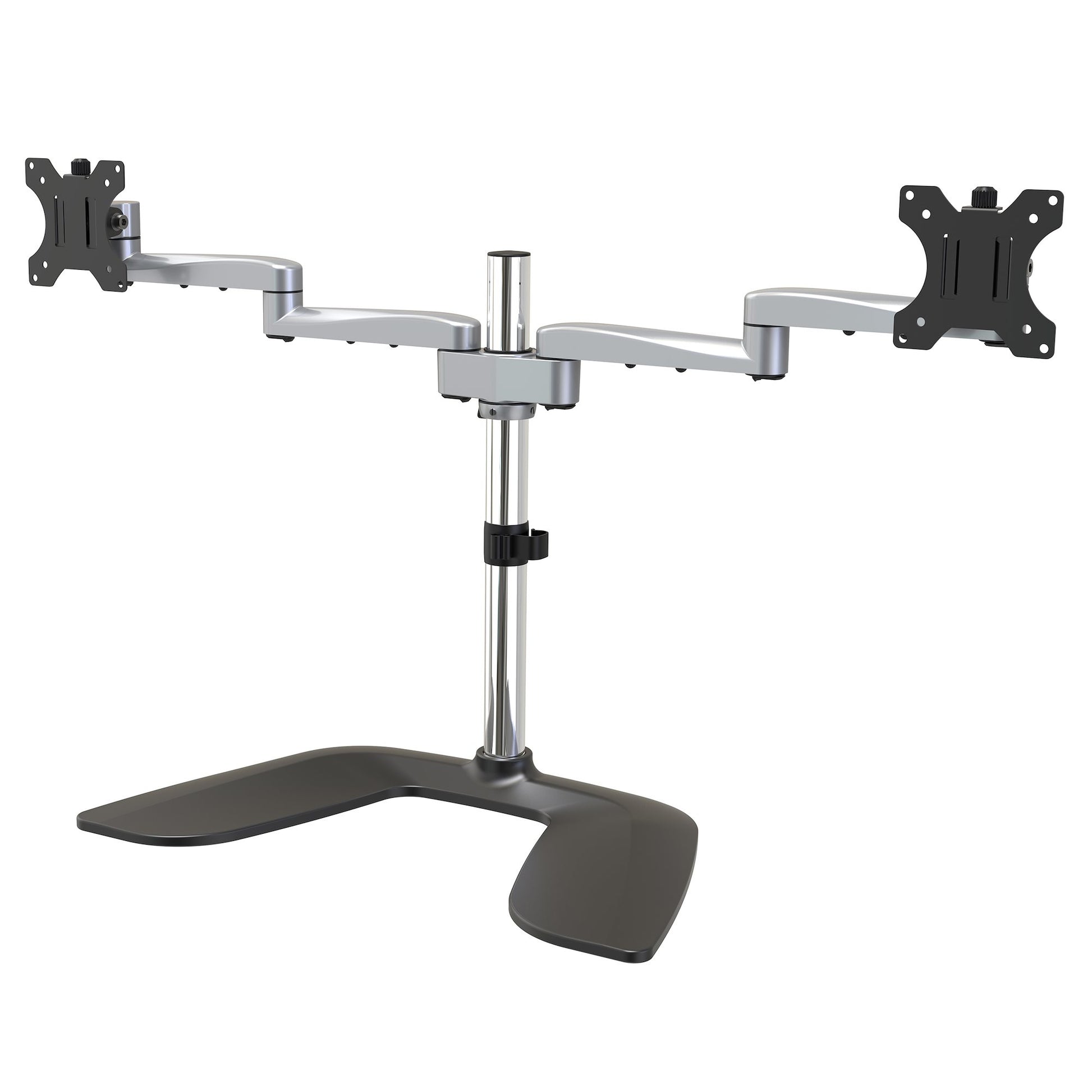 StarTech.com Dual Monitor Stand - Ergonomic Desktop Monitor Stand for up to 32" (17.6lb/8kg) VESA Displays - Free-Standing Articulating Universal Computer Monitor Mount - Adjustable Height… product image