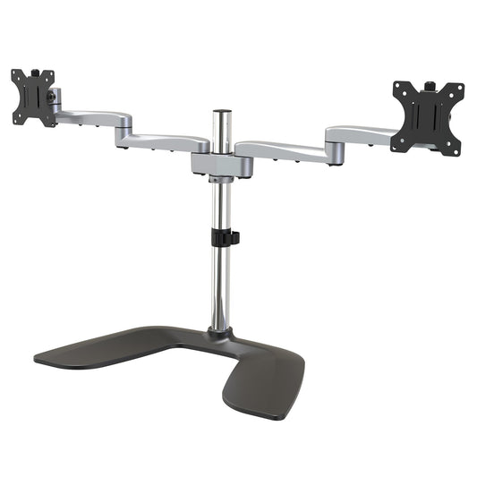 StarTech.com Dual Monitor Stand - Ergonomic Desktop Monitor Stand for up to 32" (17.6lb/8kg) VESA Displays - Free-Standing Articulating Universal Computer Monitor Mount - Adjustable Height… product image