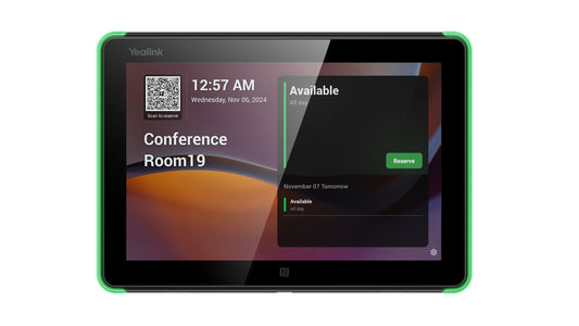 Yealink Room Panel E2 20.3 cm (8") 1280 x 800 pixels LCD 802.11a, 802.11b, 802.11g, Wi-Fi 5 (802.11ac) Black Bluetooth product image