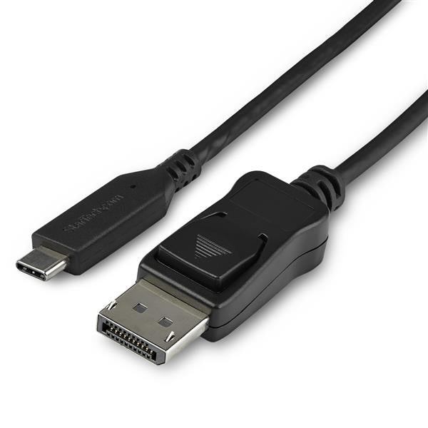 StarTech.com 3.3ft (1m) USB C to DisplayPort 1.4 Cable - 8K/5K/4K USB Type-C to DP 1.4 Alt Mode Video Adapter Converter - HBR3/HDR/DSC - 8K 60Hz DP Monitor Cable - USB-C/Thunderbolt product image
