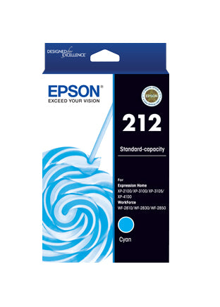 Epson 212 ink cartridge 1 pc(s) Original Standard Yield Cyan product image