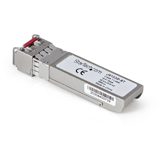 StarTech HPE J9153D Compatible SFP+ Module - 10GBASE-ER - 10GbE Single Mode Fiber Optic Transceiver - 10GE Gigabit Ethernet SFP+ - LC 40km - 1550nm - DDM HPE 2530, 2540, 2910al