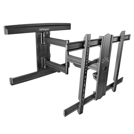 StarTech TV Wall Mount for up to 80 inch (110lb) VESA Mount Displays - Low Profile Full Motion Universal TV Wall Mount Bracket - Heavy Duty Adjustable Tilt/Swivel Articulating Arm
