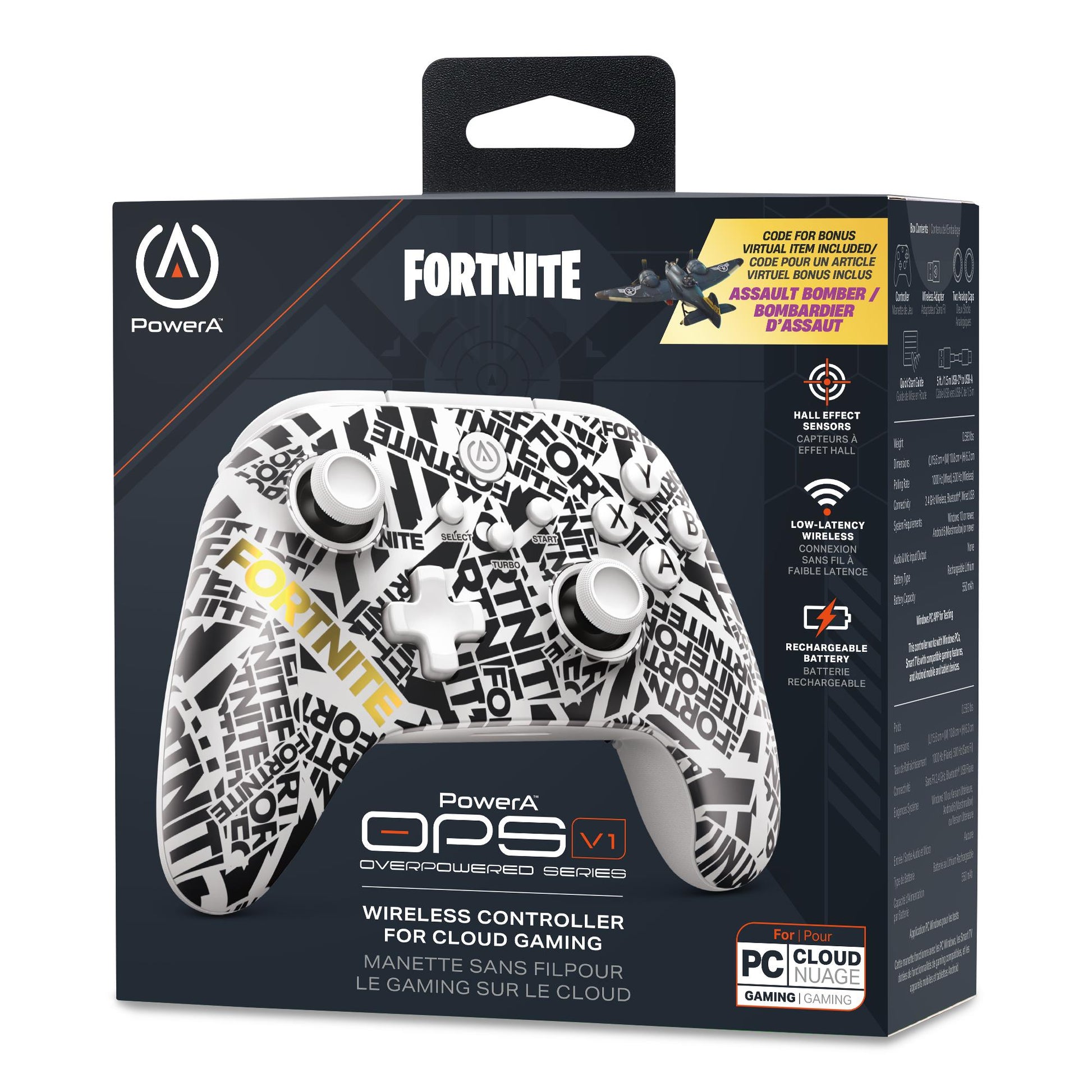 PowerA OPS v1 Wireless Controller for PC & Cloud Gaming – Fortnite Edition (PCGP0371-01)