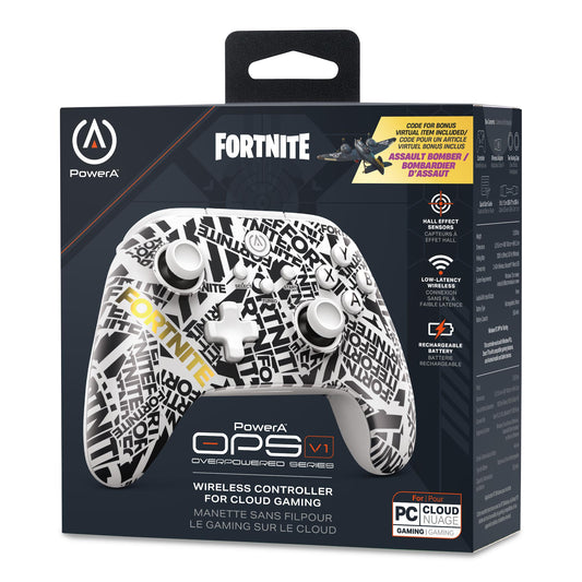 PowerA OPS v1 Wireless Controller for PC & Cloud Gaming – Fortnite Edition (PCGP0371-01)