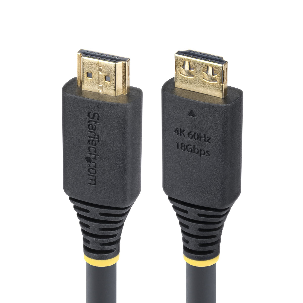 StarTech.com 7m (23ft) High Speed HDMI Cable with Gripping Connectors, 4K 60Hz/1440p 144Hz, HDR10/HDCP 2.2/ARC, 18Gbps, UHD HDMI Cord for TV/Monitor/Display, TPE Jacket - StarTech.com