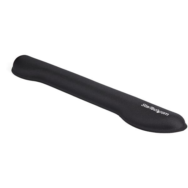 StarTech.com Foam Keyboard Wrist Rest for Ergonomic Typing Support - Padded Non-Slip Keyboard Cushion - Laptop or Desktop Computer Keyboard Wrist, Hand & Arm Rest - Soft Black Nylon Rest Pa… product image