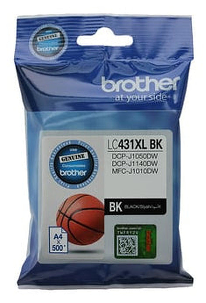 Brother LC431XLBK ink cartridge 1 pc(s) Original High (XL) Yield Black