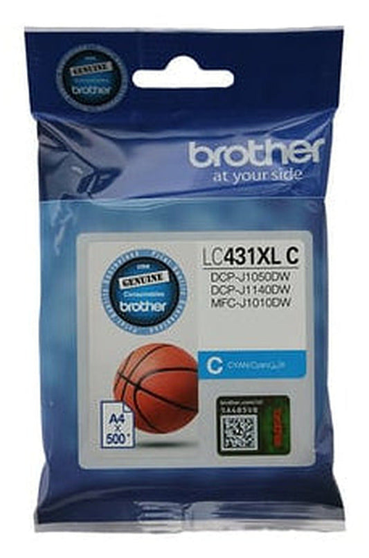 Brother LC431XLC ink cartridge 1 pc(s) Original High (XL) Yield Cyan