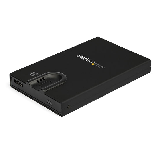 StarTech.com Biometric Enclosure - Encrypted USB 3.0 2.5" SATA Hard Drive Enclosure - Fingerprint/Password Access - 256-bit AES Data Encryption - Secure External USB 3.1 Gen 1 to HDD/SSD product image