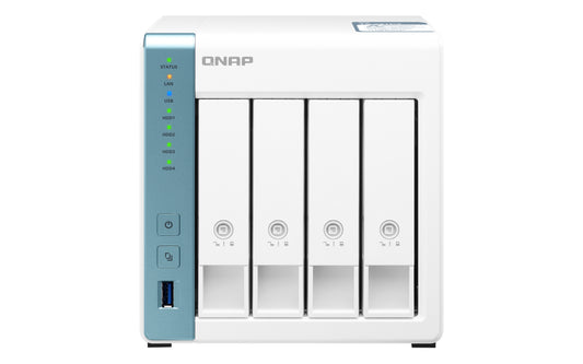 QNAP TS-431P3 NAS Tower Annapurna Labs AL314 2 GB DDR3 0 TB QNAP QTS White