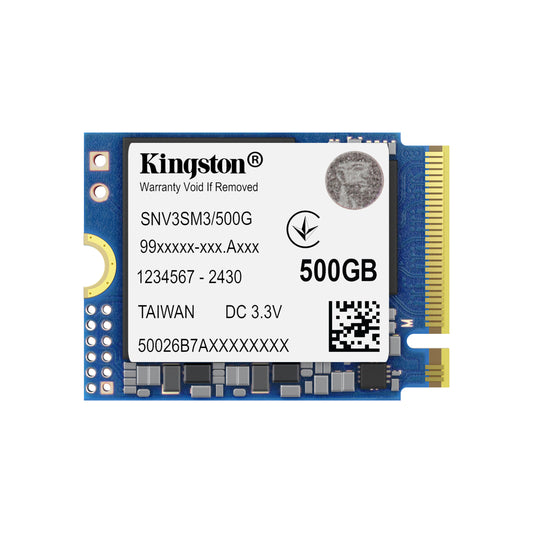 Kingston Technology 500G NV3 M.2 2230 NVMe SSD product image