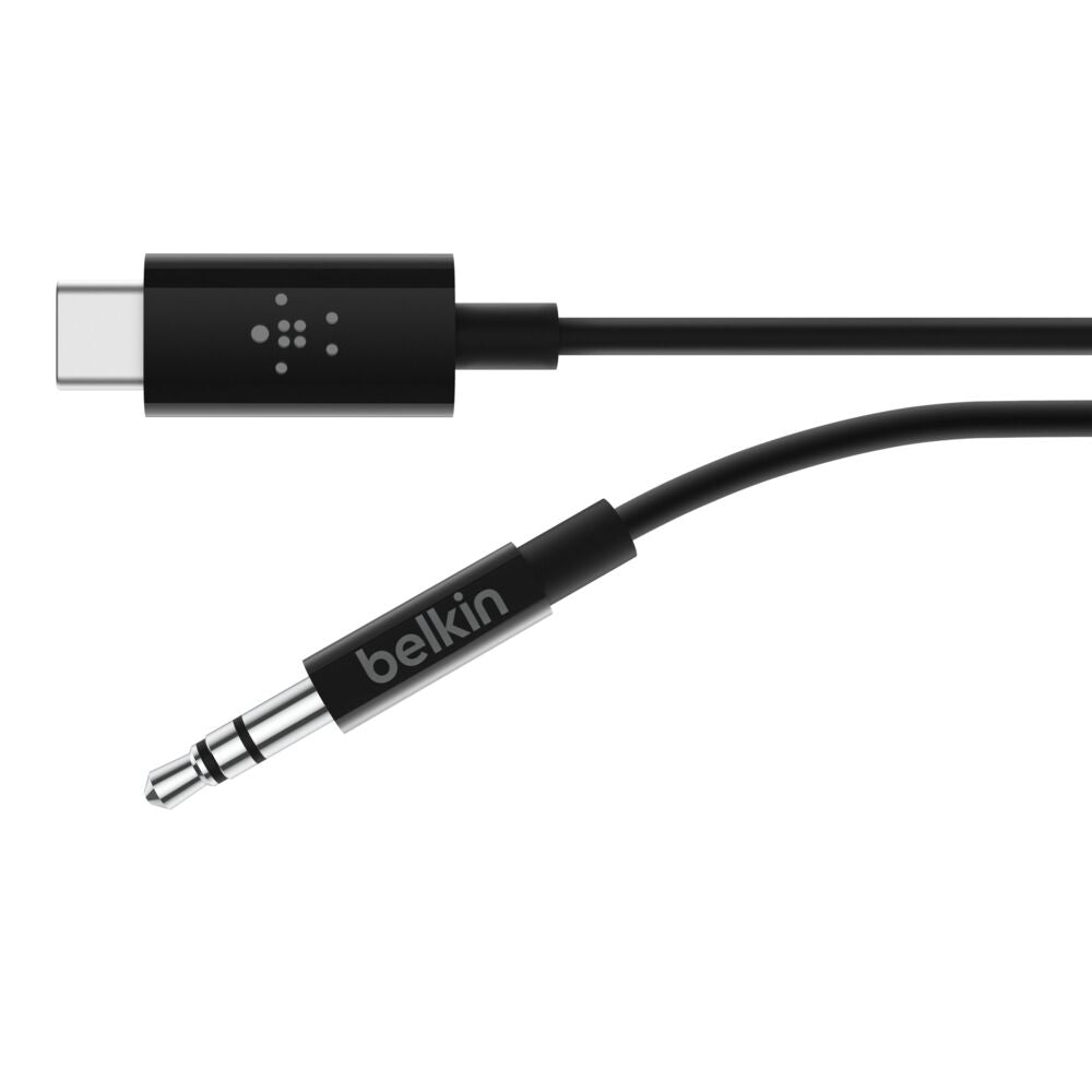 Belkin USB-C TO 3.5 MM AUDIO CABLE 3 BLK (F7U079BT03-BLK)