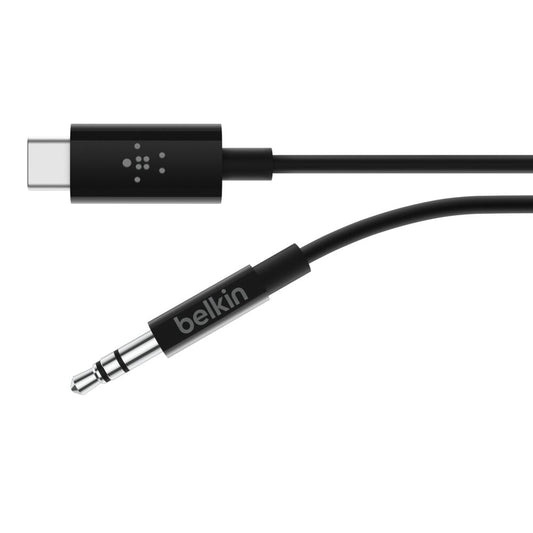 Belkin USB-C TO 3.5 MM AUDIO CABLE 6 BLK (F7U079BT06-BLK)