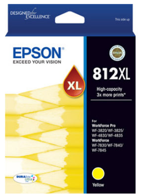 Epson 812XL ink cartridge 1 pc(s) High (XL) Yield Yellow product image
