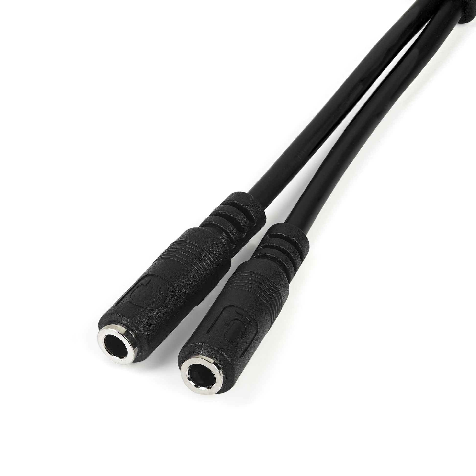 StarTech.com Headset adapter for headsets with separate headphone / microphone plugs - 3.5mm 4 position to 3 position and 2 position 3.5mm M/F product image