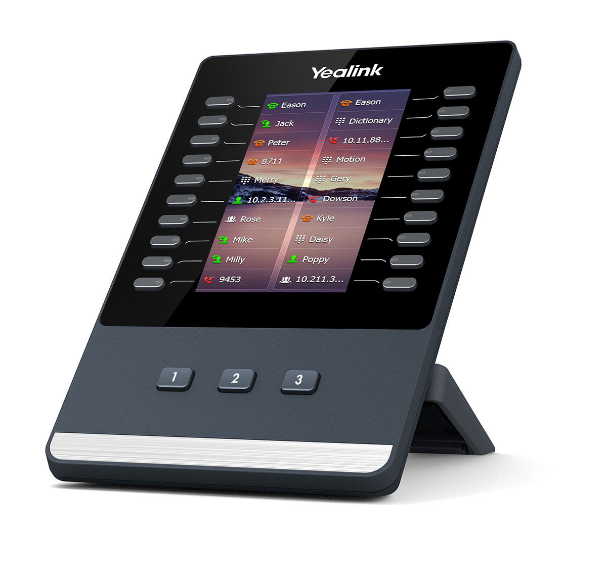Yealink EXP43 IP add-on module Black, Grey 23 buttons product image