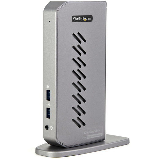 StarTech.com USB-C USB-A Dock - Hybrid Universal USB 3.0 Docking Station for USB-C or USB-A Laptop - Dual Monitor 4K...