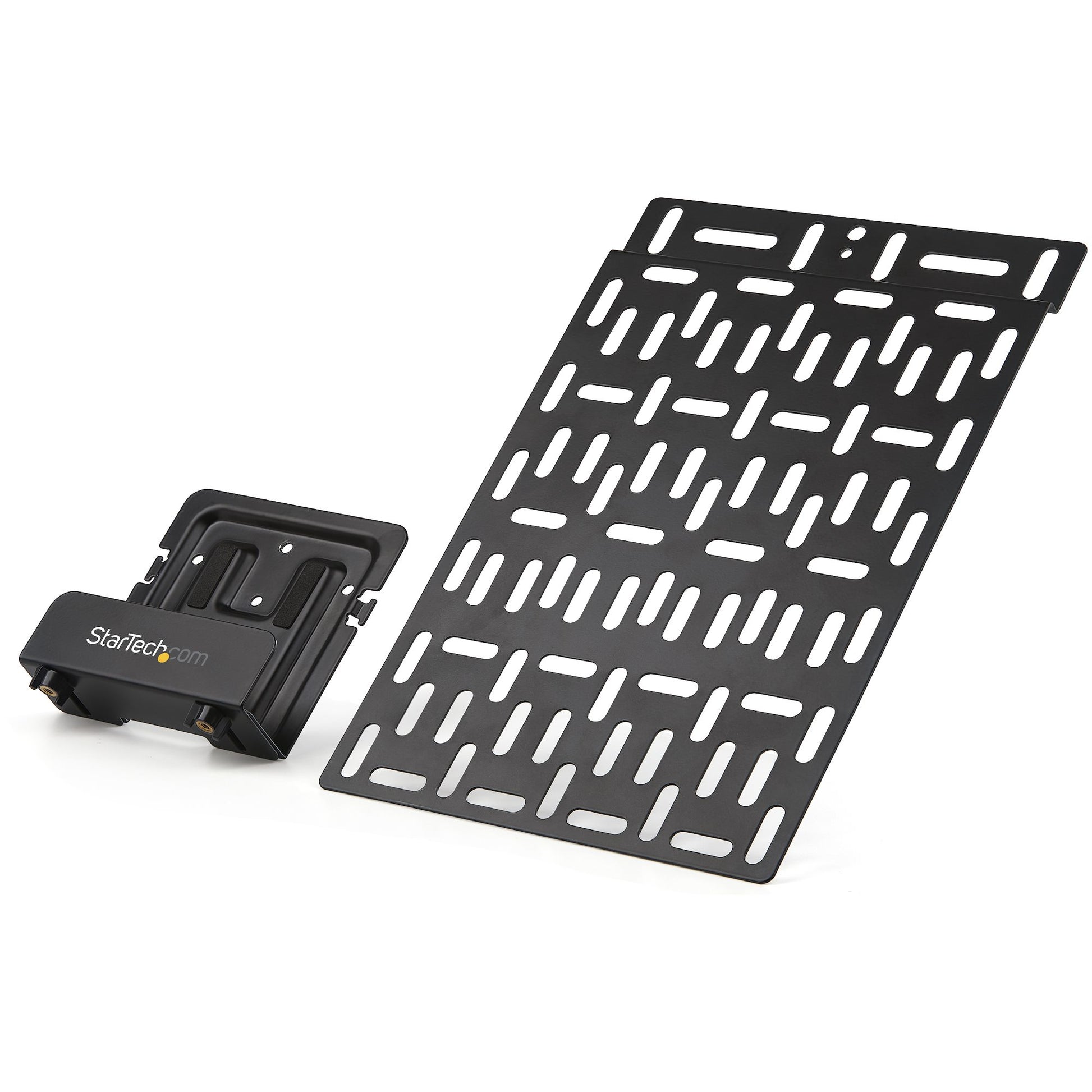 StarTech.com Universal TV Accessory Mount - Adjustable TV & Wall Mount Bracket - Media Players/Router/Modem/AV Switches & Extenders/Apple TV - Hidden Cable Box Mount Behind TV - 11lb (5kg) product image