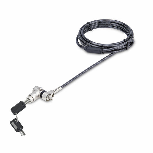StarTech.com 25-Pack Universal Laptop Lock 6.6ft (2m), Keyed Alike Locking Cable, Security Cable, Compatible w/Noble Wedge/Nano/K-Slot; Anti-Theft Cut-Resistant Cable - TAA product image