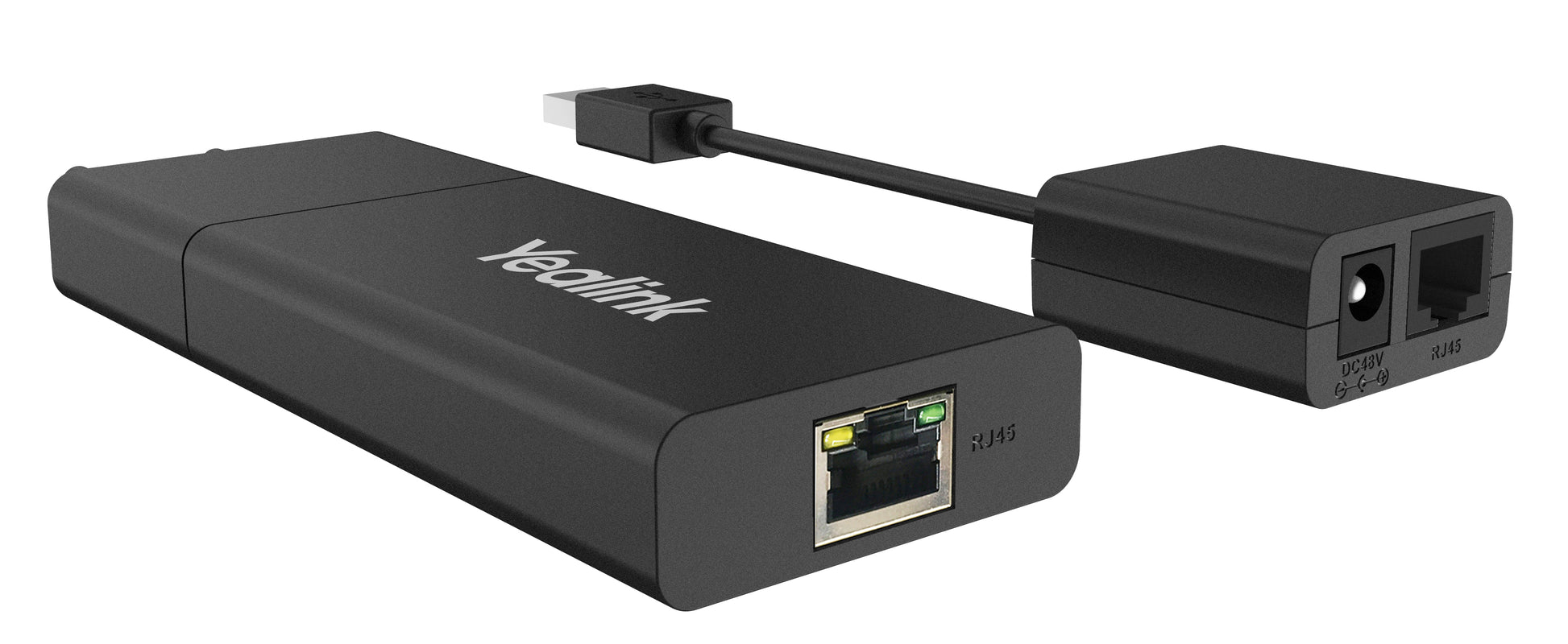 Yealink USB2CAT5E-EXT Network transmitter & receiver Black product image