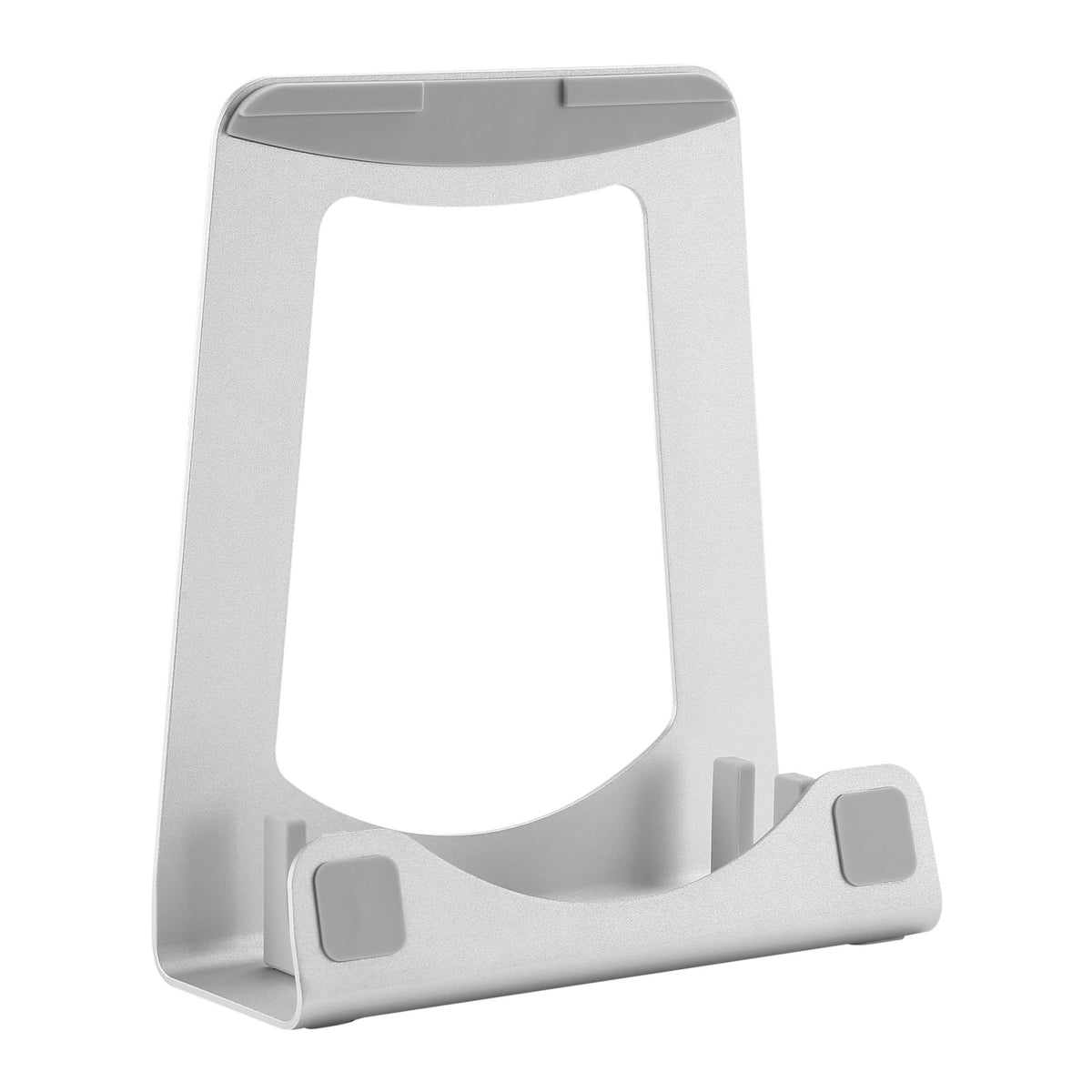 StarTech.com Laptop Stand - 2-in-1 Laptop Riser Stand or Vertical Stand - Ideal for Ultrabooks & MacBook Pro/Air - Ergonomic Angled Notebook Holder for Office Desk - Silver, Aluminum product image