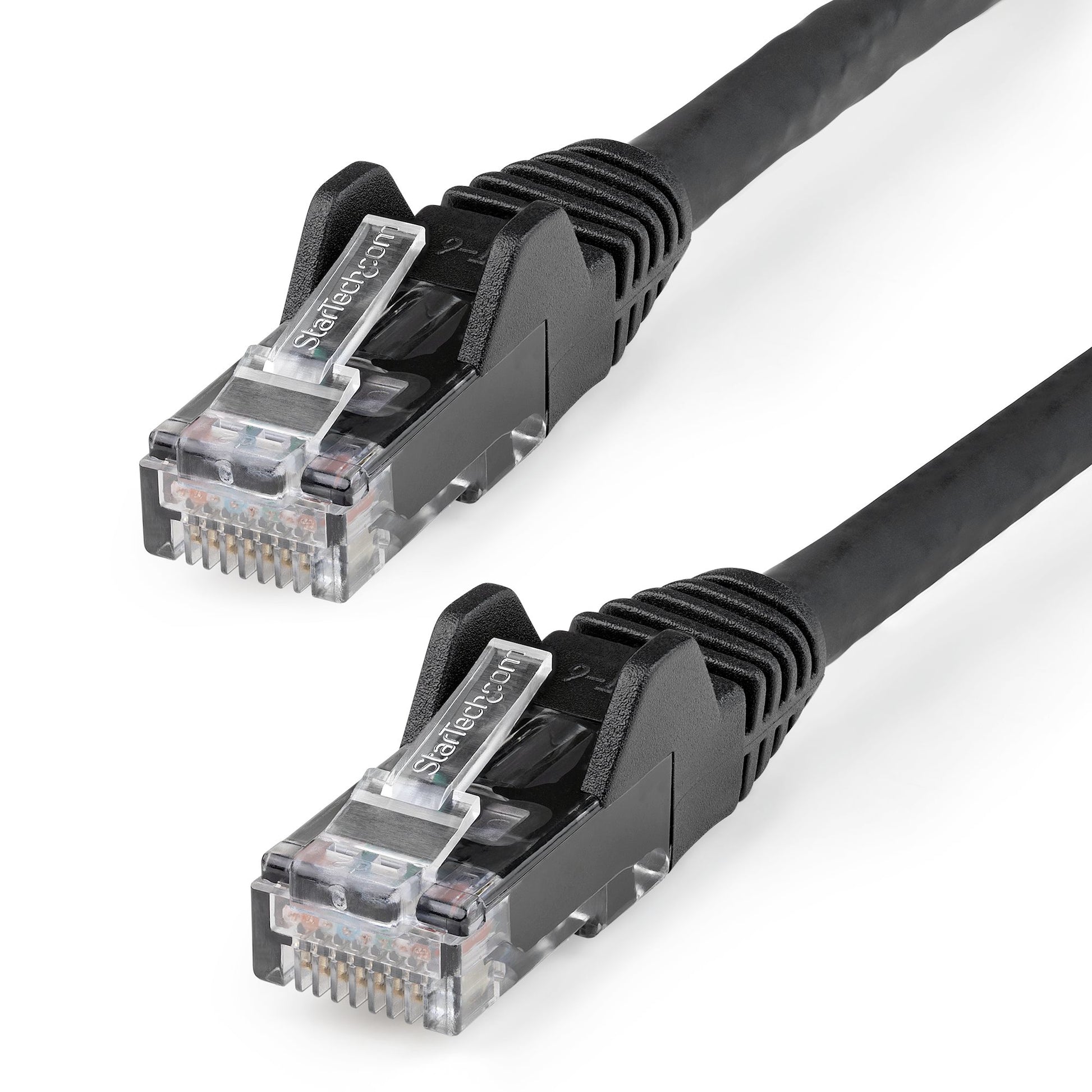 StarTech.com 5m CAT6 Ethernet Cable - LSZH (Low Smoke Zero Halogen) - 10 Gigabit 250Mhz 100W PoE RJ45 10GbE UTP Network Patch Cord Snagless with Strain Relief - Black, CAT 6, ETL Verified,… product image