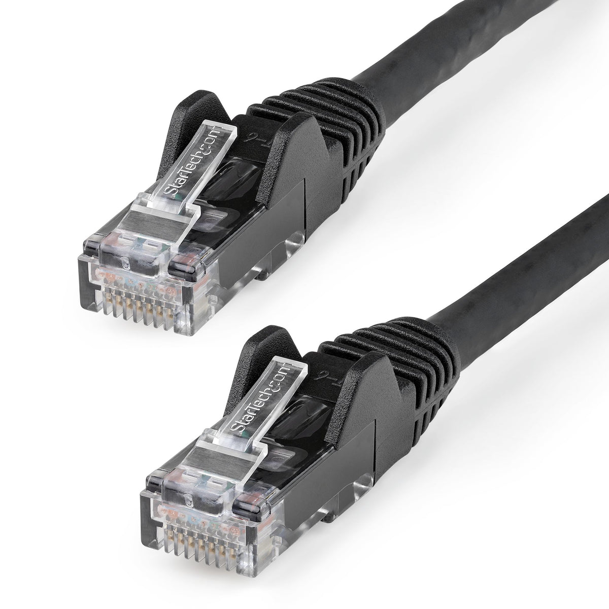 StarTech.com 3m CAT6 Ethernet Cable - LSZH (Low Smoke Zero Halogen) - 10 Gigabit 250Mhz 100W PoE RJ45 10GbE UTP Network Patch Cord Snagless with Strain Relief - Black, CAT 6, ETL Verified,… product image