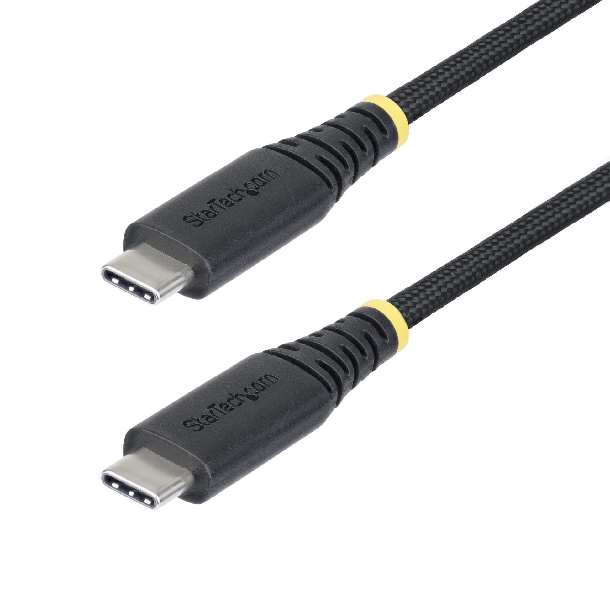 StarTech.com 3ft (1m) USB-C Charging Cable, Durable and Ultra-Flexible, 240W (5A) PD EPR, USB 2.0 Laptop Charger Cable, USB-IF Certified, Rugged USB-C Charging Cord product image