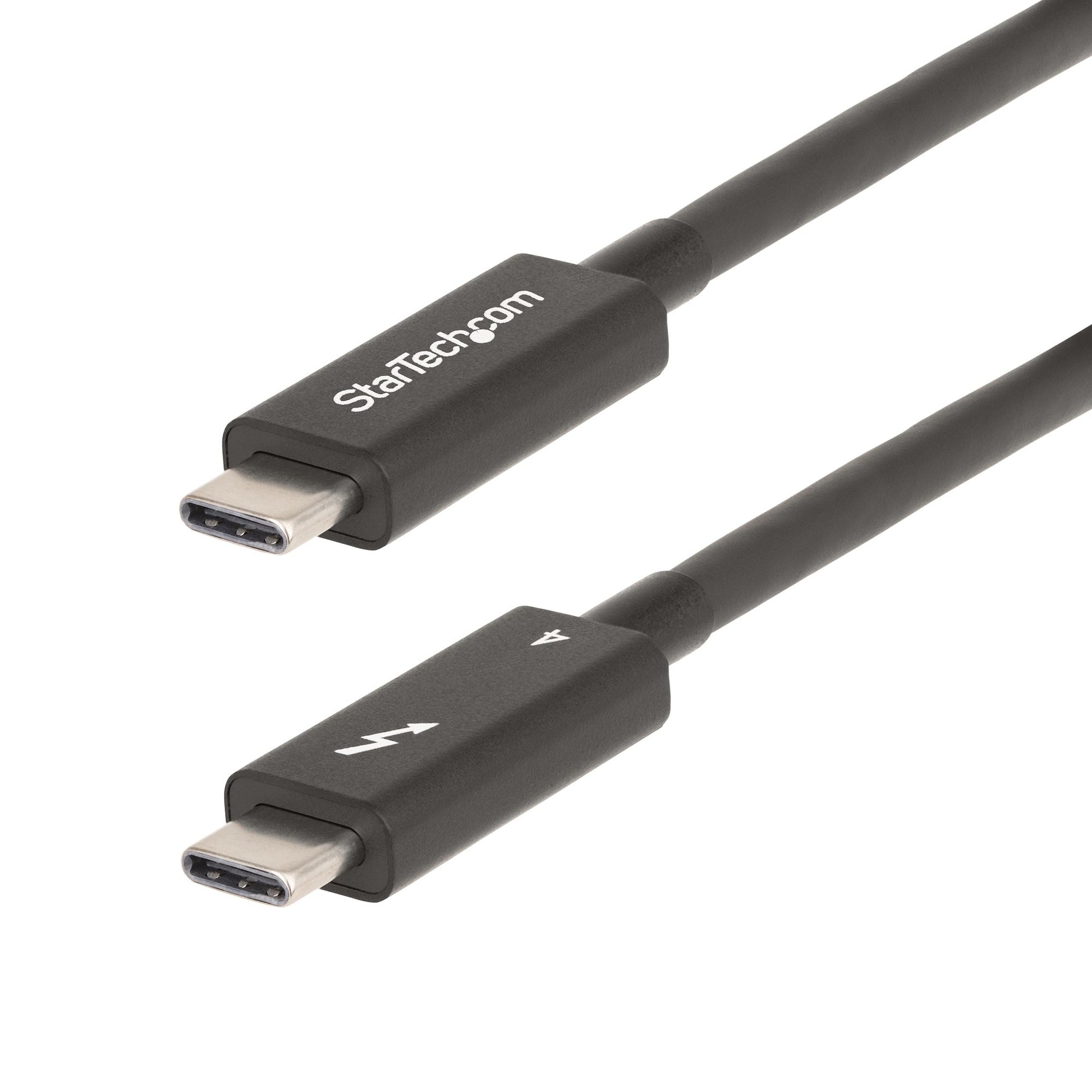 StarTech.com 6.6ft (2m) Active Thunderbolt 4 Cable, 40Gbps, 100W Power Delivery, 4K/8K Video, Intel-Certified Thunderbolt Cable - Compatible w/ USB4/Thunderbolt 4/ USB 3.2/ USB Type-C/Displ… product image