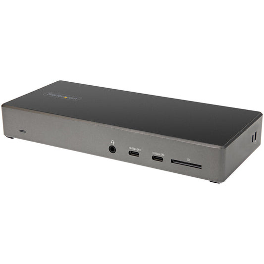 StarTech.com USB C Dock - Triple 4K Monitor USB Type-C Docking Station - 100W Power Delivery - DP 1.4 Alt Mode &...