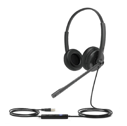 Yealink UH34 Lite Headset Wired Head-band Office/Call center Black product image