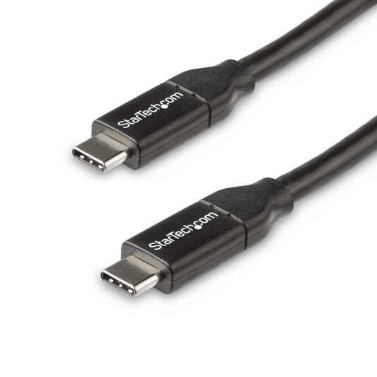 StarTech.com 1.6ft (50cm) USB-C Fast Charging Cable, Charge & Sync, 100W (5A) PD, USB 2.0, USB-IF Certified - USB C Charging Cord product image