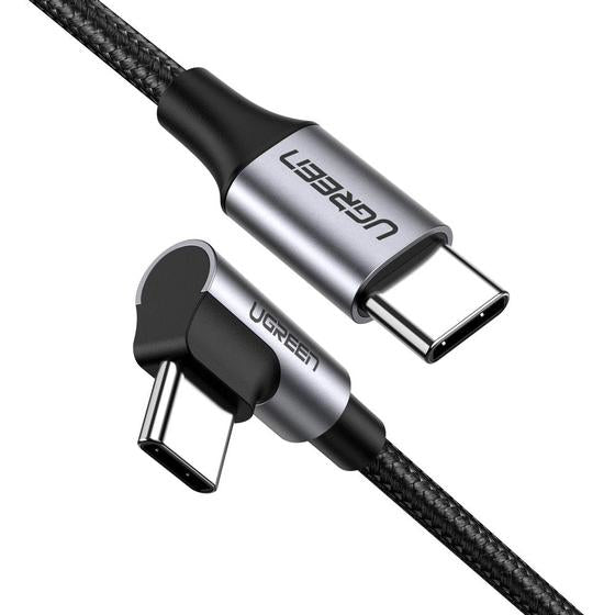 Ugreen 50123 USB cable USB 2.0 1 m USB C 0.48 Gbit/s 60 W Black, Silver product image